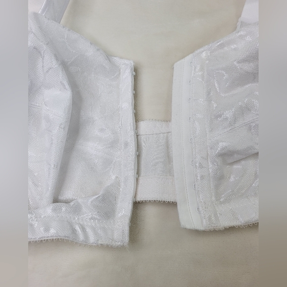 Just My Size Front Close Bra 50DD #1107 White - Picture 6 of 8